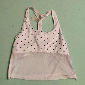 Fabletics Longline Mesh Cinchable Sports bra size small